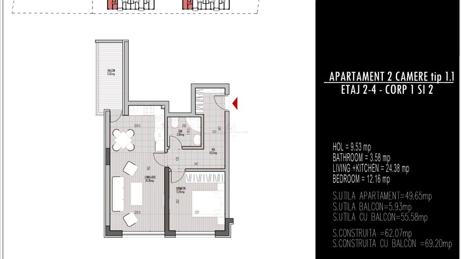 2 Camere Concept Premium | Aviatiei Baneasa - Poză 17