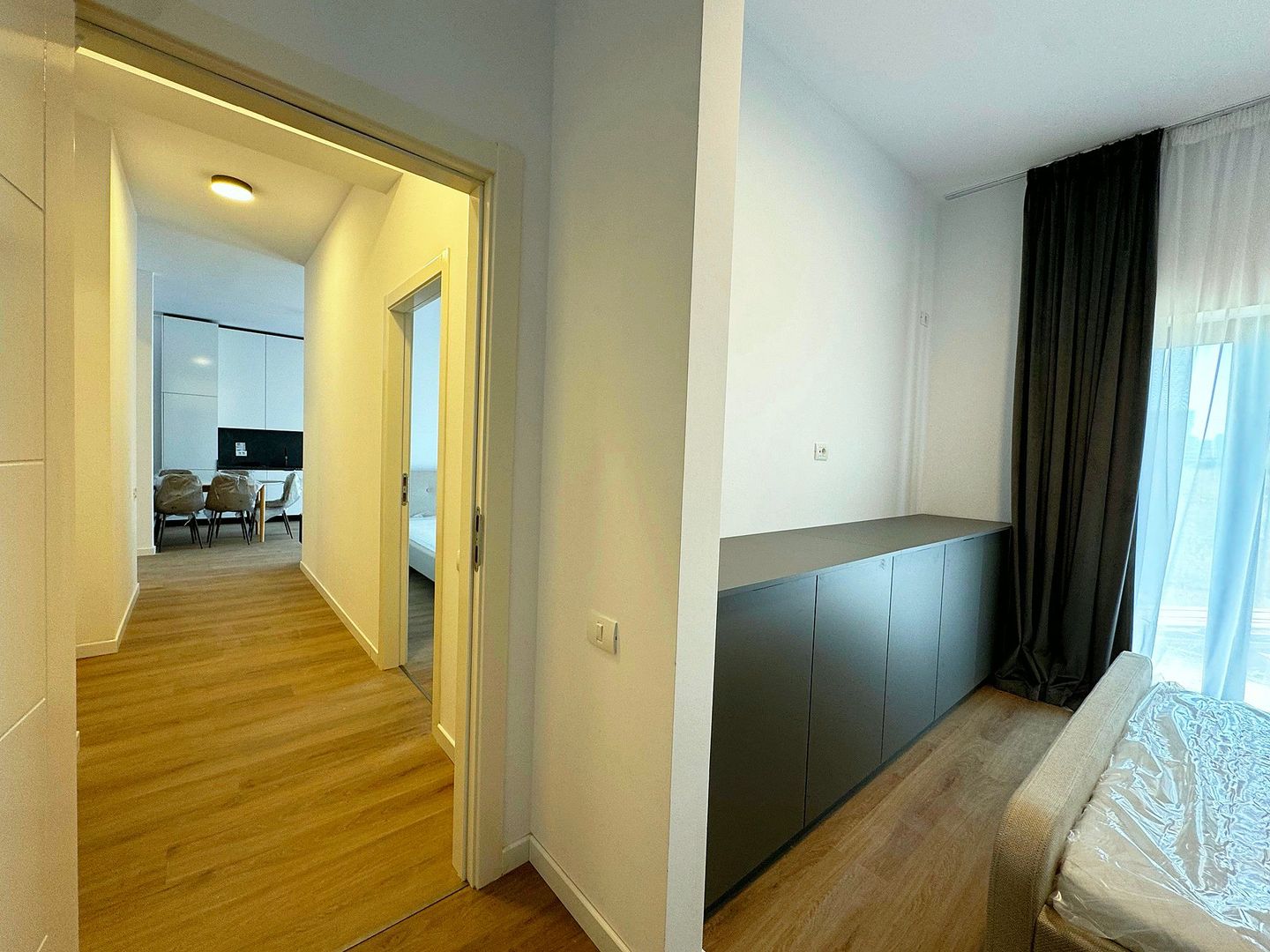 Apartament 3 camere nou, 80 mp + grădină 60 mp, parcare, Pipera, Sector 1 - Poză 16