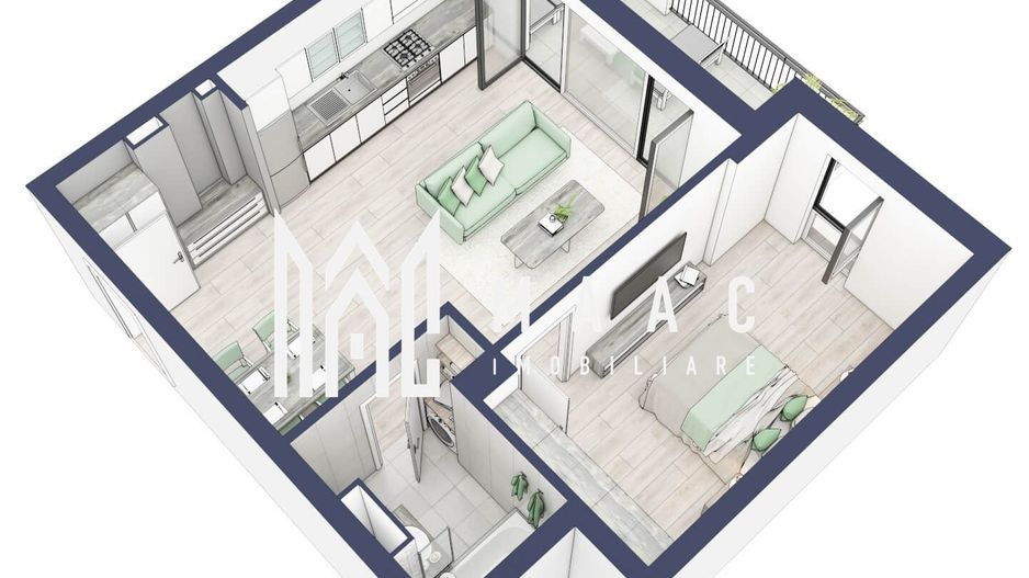 Apartament 2 camere | Etaj 3 | Balcon 10.7 mp | Turnisor - Poză 2