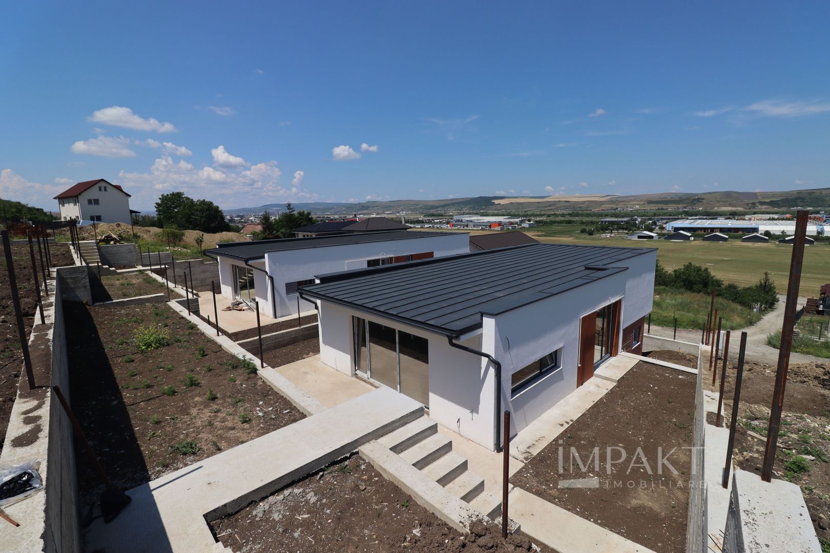 Casa individuala semifinisata, teren 600 mp, Chinteni! - Poză 4