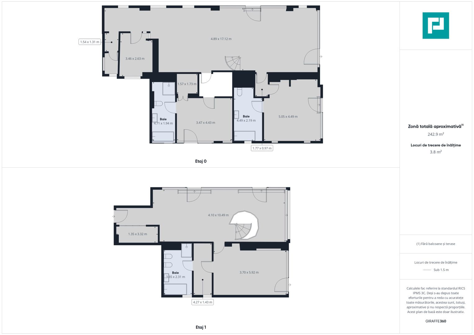 Penthouse Premium exclusivist pe 2 niveluri - Poză 13