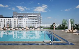 Studio Modern cu Balcon Mare – Sky Light Residence - Poză 7