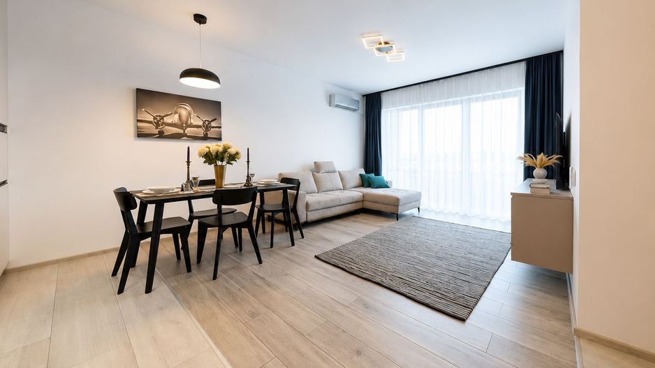 Apartament Premium cu 2 camere | Prima închiriere | Mobilat și utilat - Poză 4