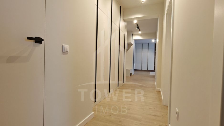 Apartament prima inchiriere cu 3 camere, nou, mobilat lux. - Poză 12