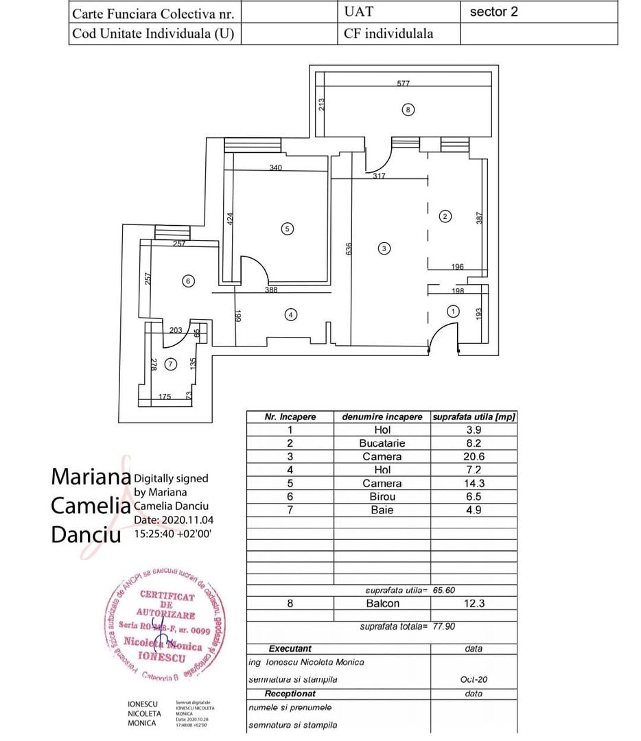 Apartament | 2 camere | Aviatiei Tower | Parcare subterana - Schiță 12