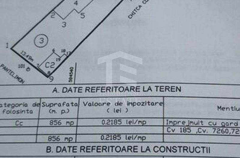 TEREN 856 MP - DESCHIDERE 13.49 - OPORTUNITATE INVESTITIE - UTILITATI - OFERTA - Poză 15