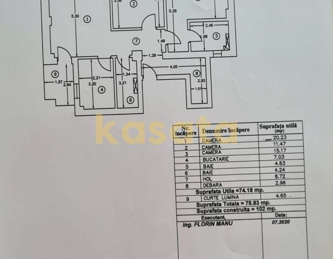 OPORTUNITATE | APARTAMENT 3 CAMERE  AVIATIEI | CURTE 60MP | DECOMANDAT - Poză 11