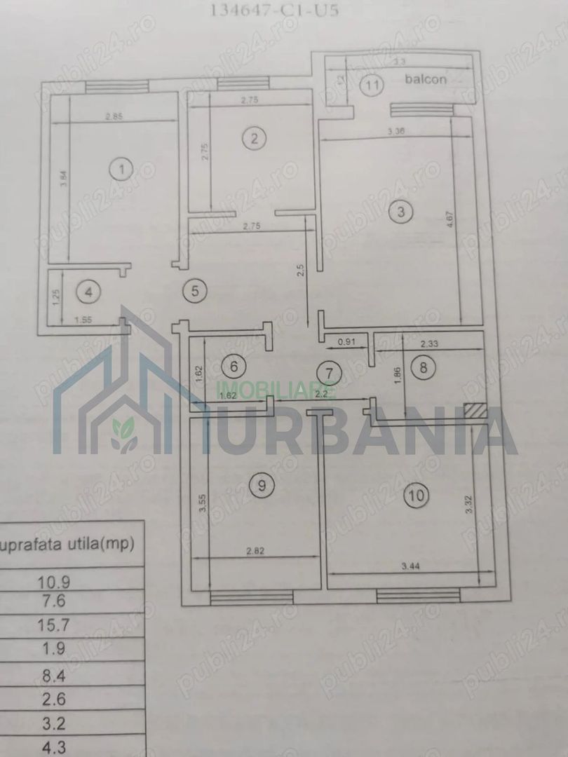 Apartament 4 camere Iași - Poză 1