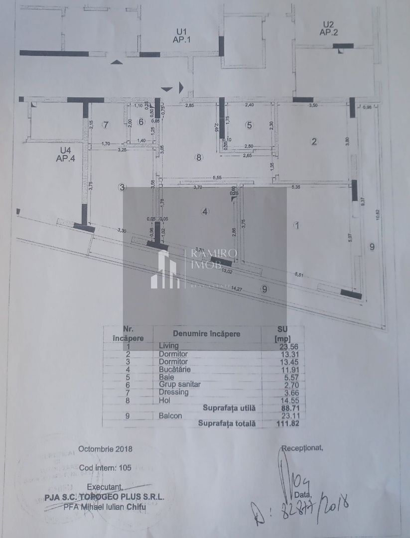 Apartament 3 camere decomandat 112mp Metalurgiei / Turnu Magurele - Poză 13