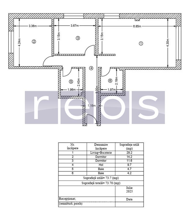 VANZARE 3 CAMERE | 73 MP UTILI | STRAULESTI - Poză 13