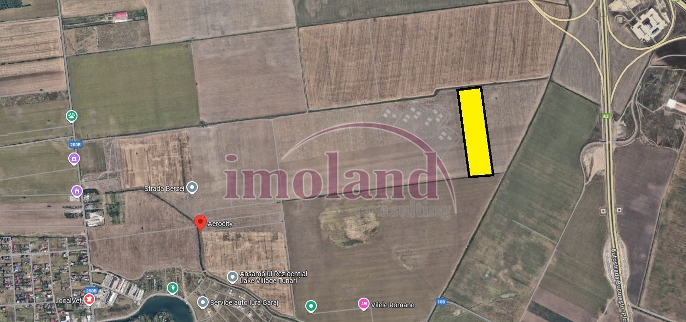 Tunari Aerocity vânzare teren intravilan - Poză 2