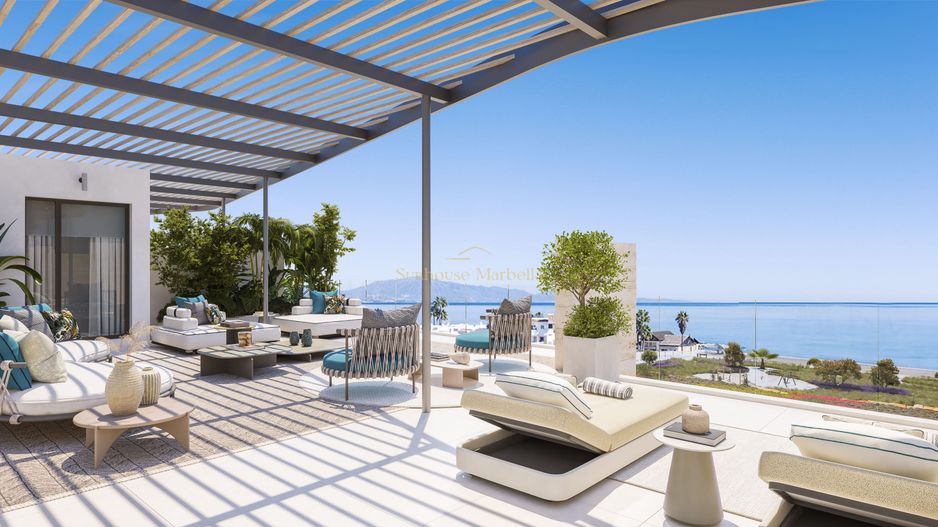 Duplex Penthouse 3 Dormitoare Manilva - Poză 1