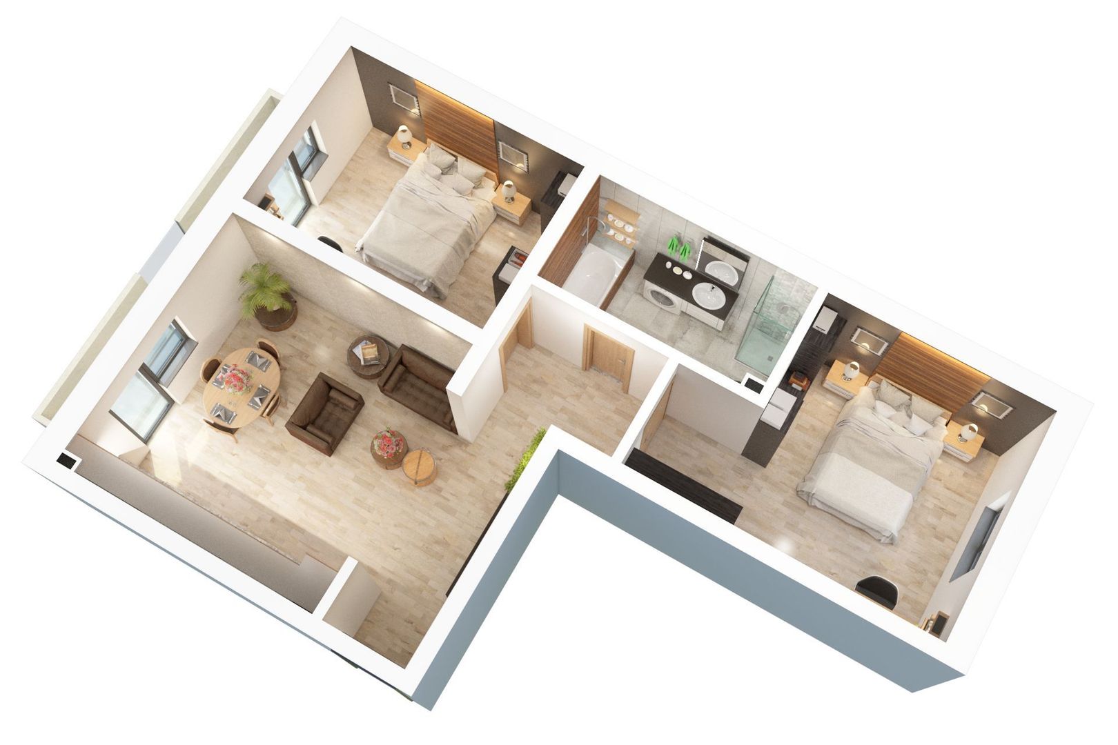 Apartament 3 camere Piata Rahovei, Dedeman, Sibiu - Poză 3