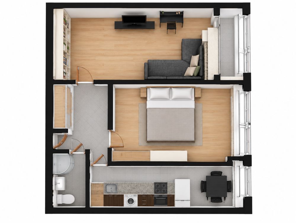 APARTAMENT 2 CAMERE DE ÎNCHIRIAT | UNIRII – TINERETULUI | PET FRIENDLY - Poză 6
