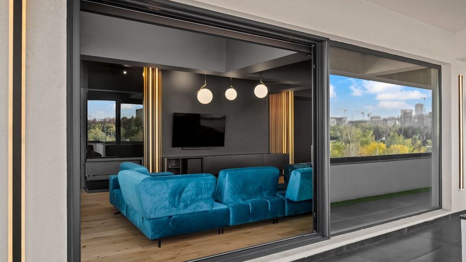 Apartament 3 camere lux | 140 mp | 33 mp terasă | Șos. Petricani - Poză 38