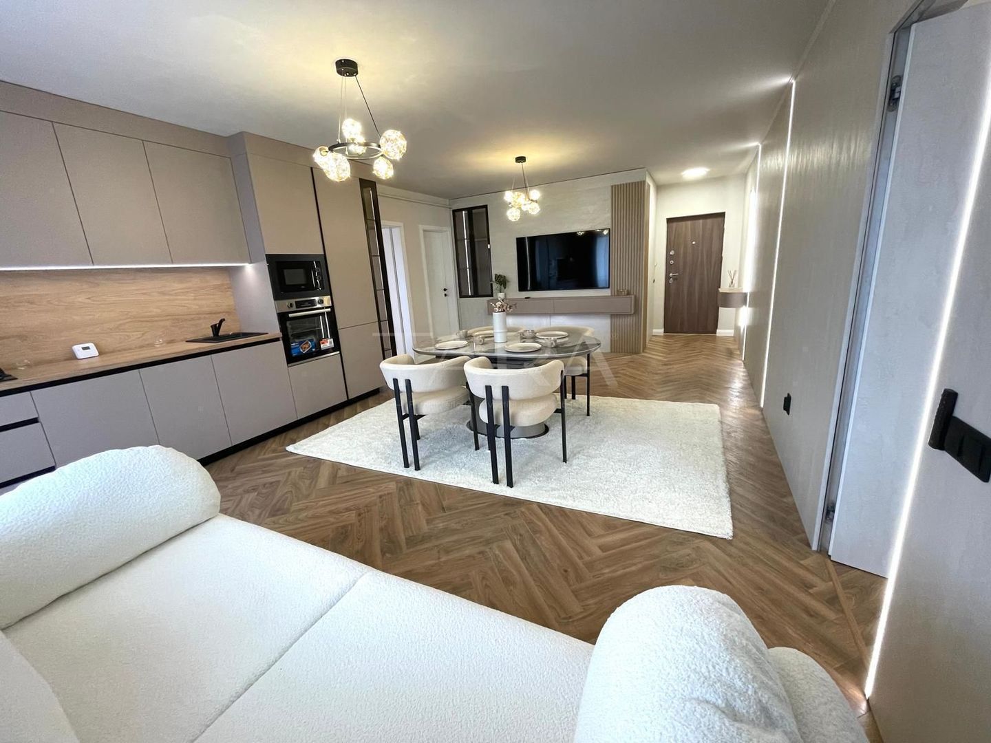 Florești – 3 camere premium, mobilat complet in Floresti. - Poză 2