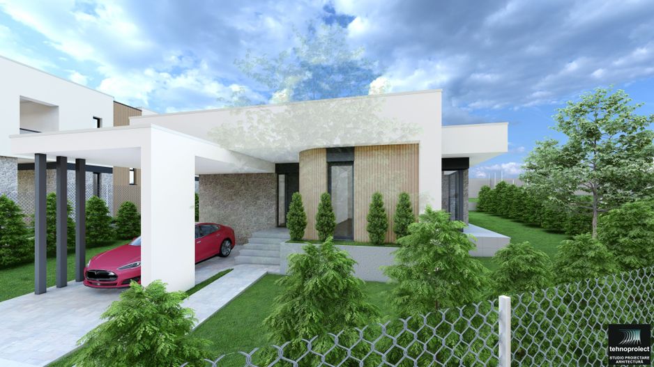 Vilă nou construită, 130 mp, 4 cam,Oradea. 230.000 € + TVA. Comision 0 - Poză 1