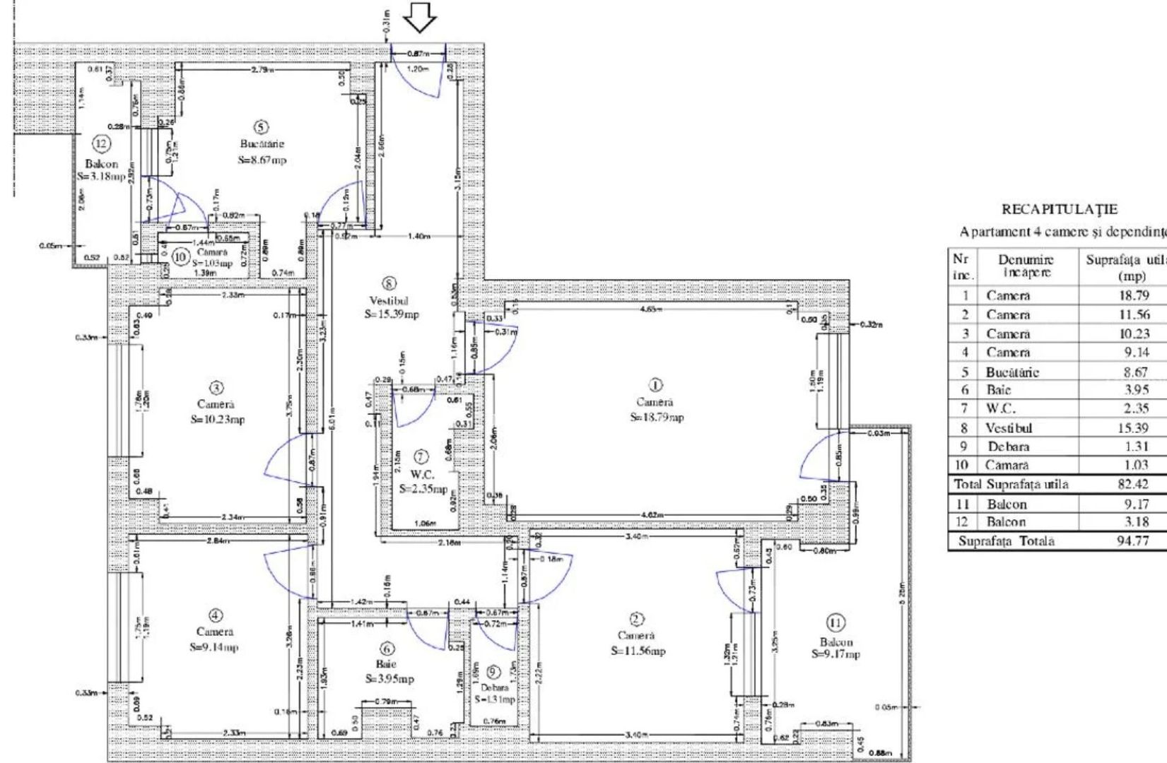 Parcul Circului | Apartament 4 camere 94mp | Necesita renovare | Bloc 1981 - Poză 1