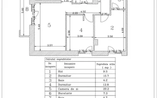 OPORTUNITATE | 3 CAMERE | DECOMANDAT | LOC DE PARCARE | 2025 - Schiță 15