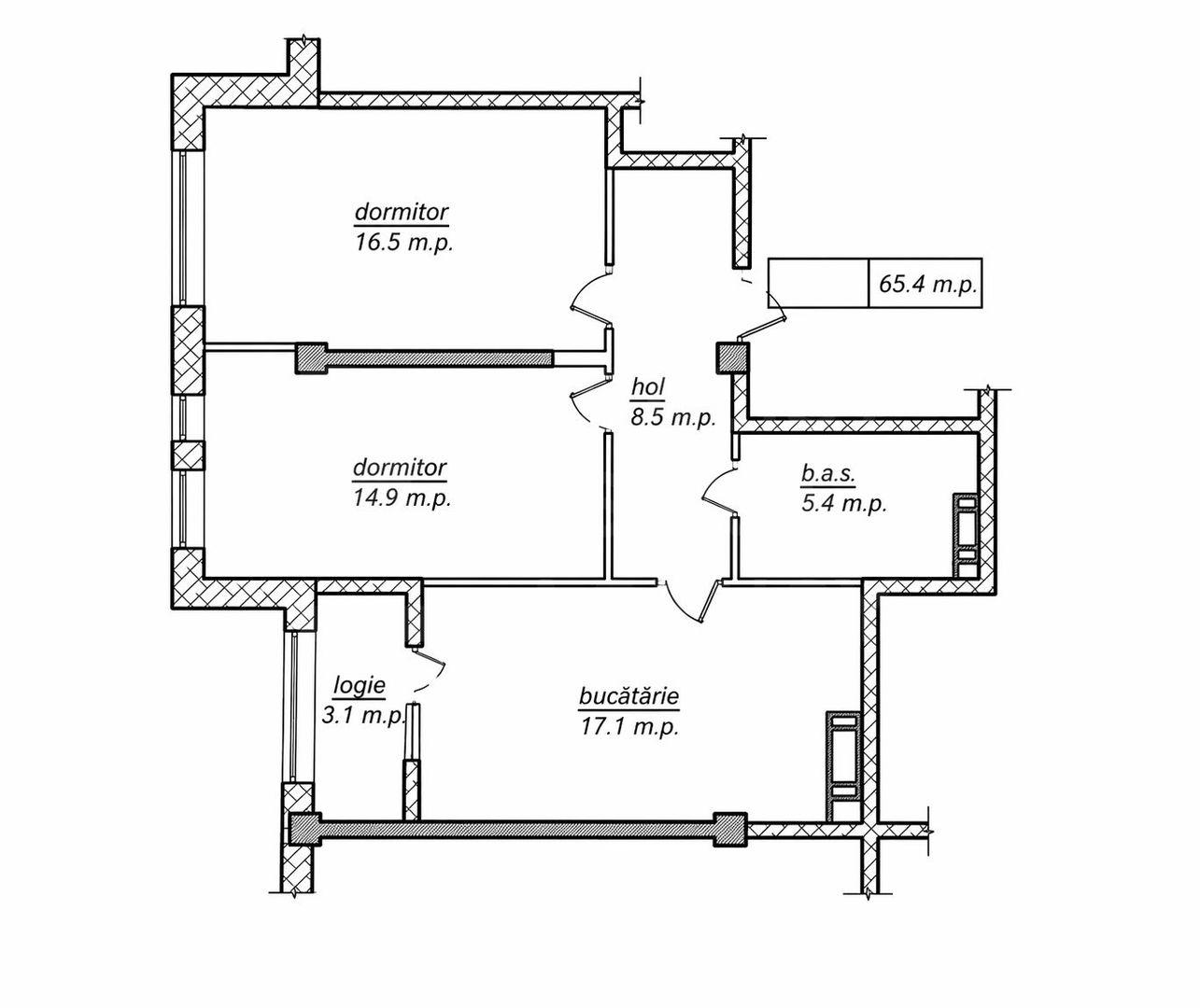 Vânzare, apartament, 2 camere, str. Nicolae Dimo, Durlești. - Poză 2