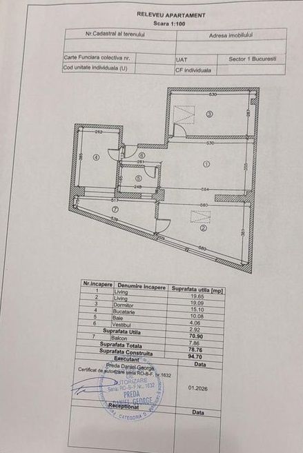 Apartament 2 camere parc Bazilescu, bloc nou , complet mobilat - Poză 15