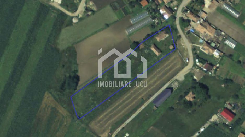 Teren cu construcție veche,  3505 m2,  front 24 ml, Jucu de Mijloc - Poză 1