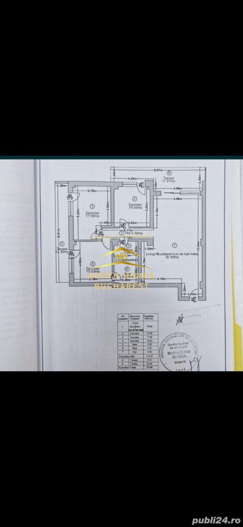Apartament de inchiriez -4 camere -OMV pipera - Poză 9