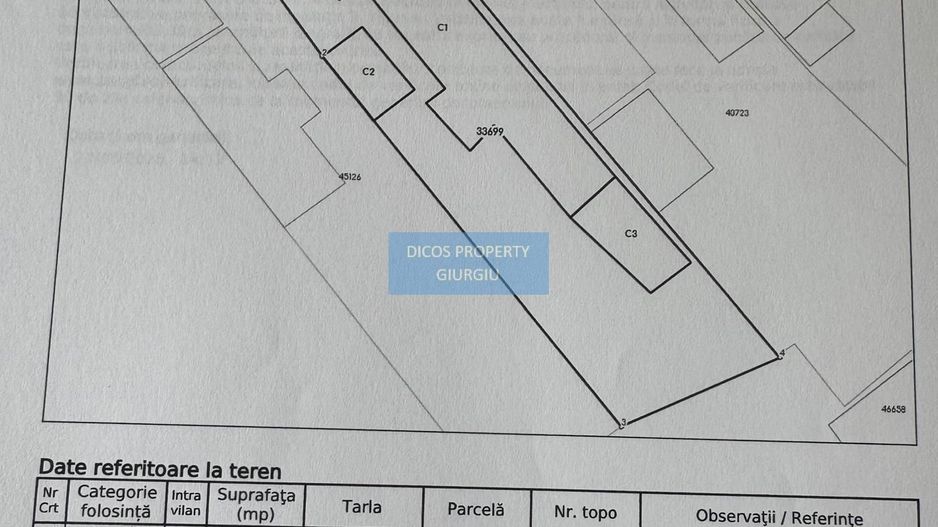 Vânzare 2 Loturi Unificate – Zonă Centrală - Schiță 6