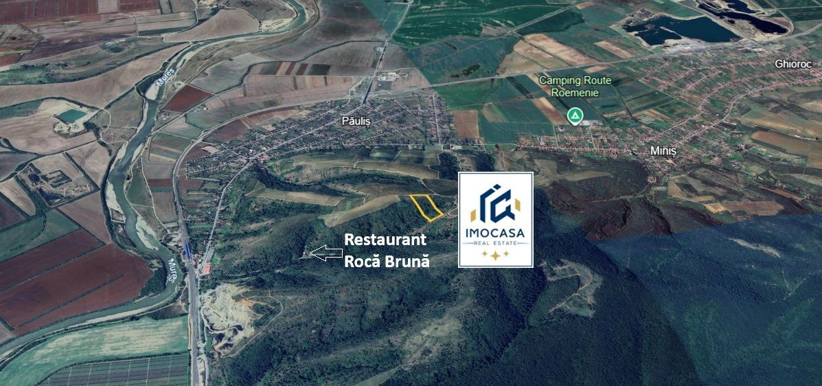 De Vanzare Teren extravilan 6722 mp Păuliș – zona Roca Bruna, Arad - Poză 2
