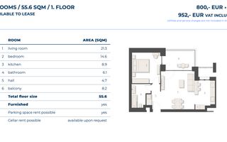 2 camere premium | 55,6 mp + balcon | Promenada – Floreasca Nord - Poză 8