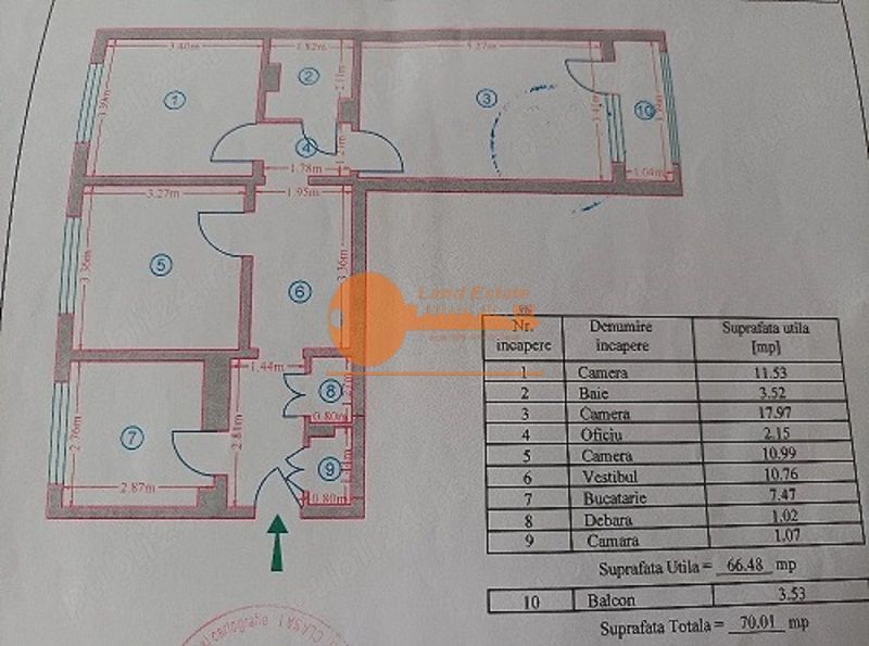 Apartament 3 camere decomandat | 70 mp | Doamna Ghica - Poză 1