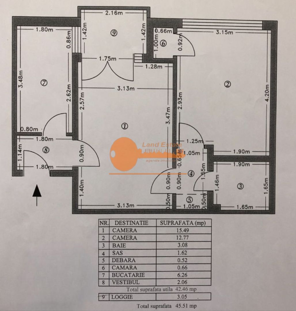 2 camere la 200m de Metrou Gara de Nord - Poză 8
