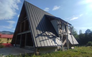 Cabana Finisata 160 mp -teren 4100 mp-Panorama spre Lac Colibita - Poză 1