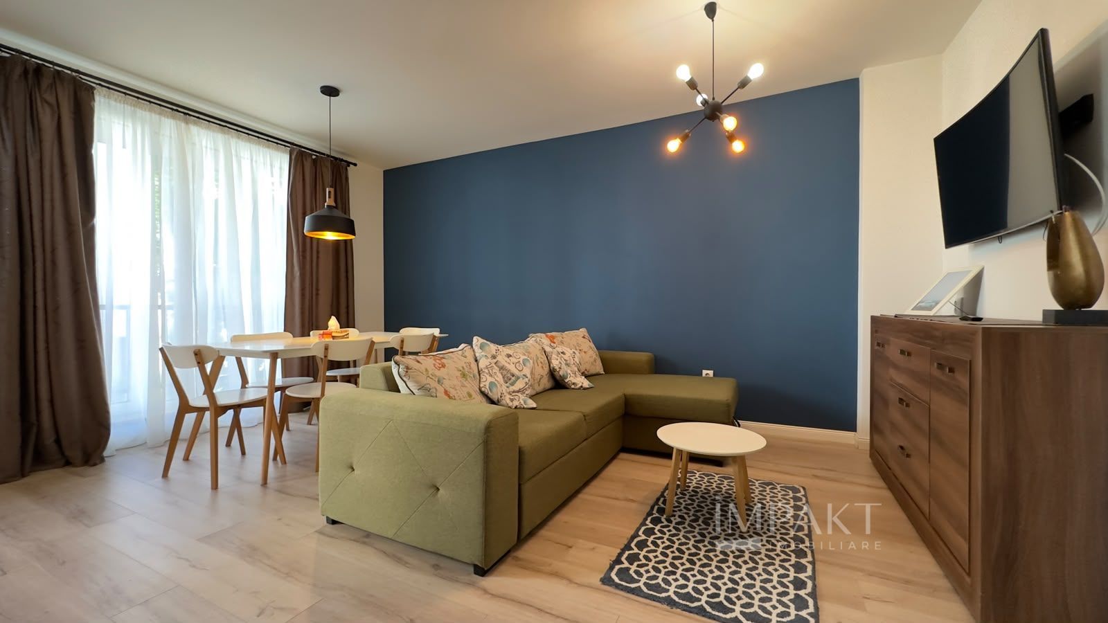 Apartament 2 camere Ultrafinisat | Terasa 23mp | Andrei Mureșanu - Poză 1