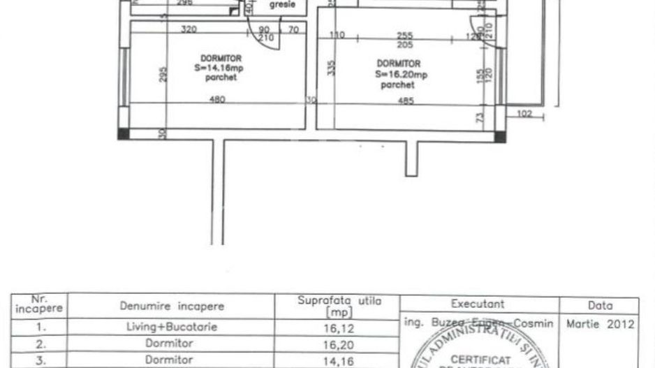 0% comision la cumpărare | 3 camere | zona Audi Calea Turzii - Schiță 15