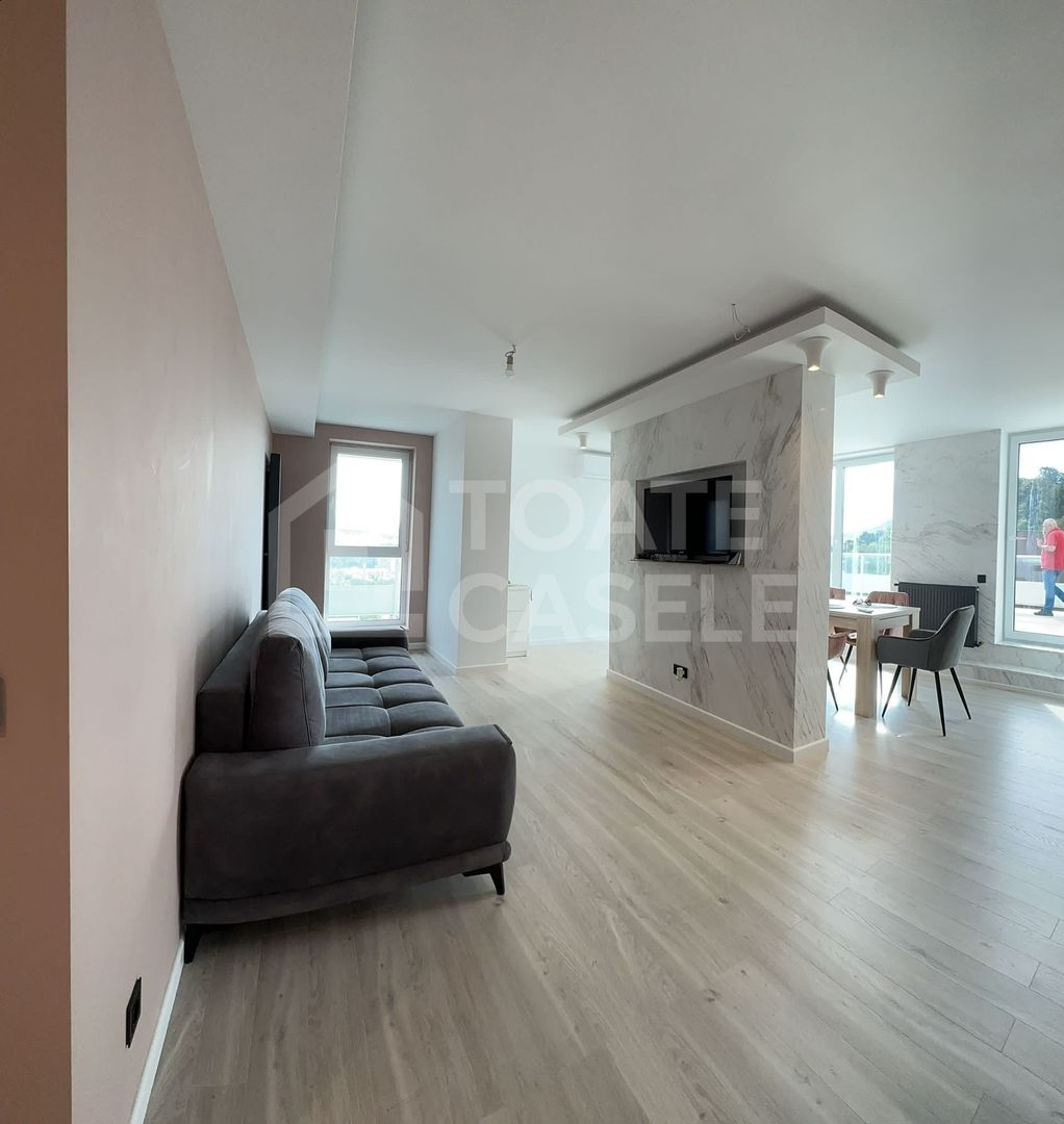 Apartament cu 2 camere, terasa 55 mp, zona Tăietură Turcului - Poză 2