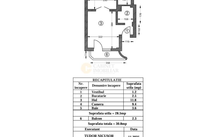 Garsoniera | Bulevard Dacia | 31mp | Creditabil - Poză 9