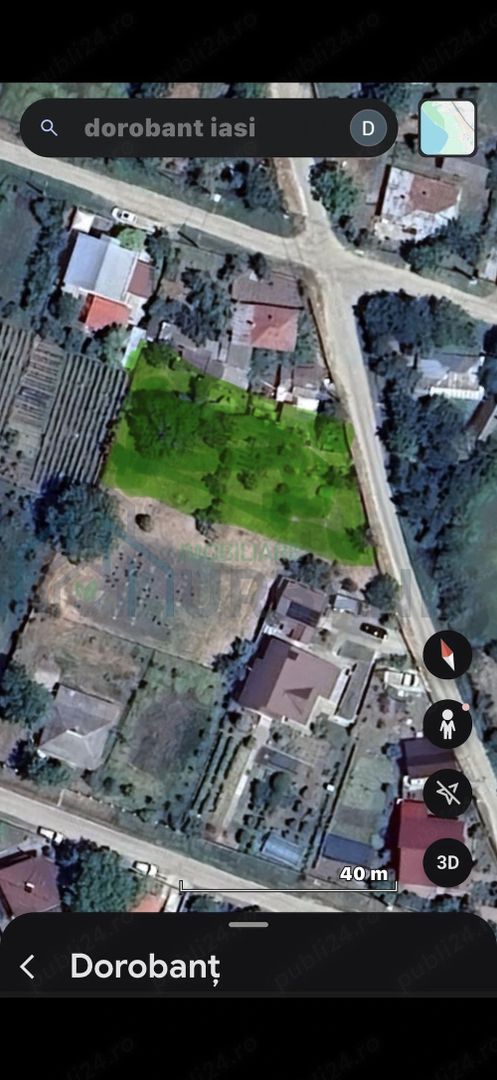 Teren 1.000 mp de închiriat în Dorobanț, Aroneanu, Iași - Poză 1