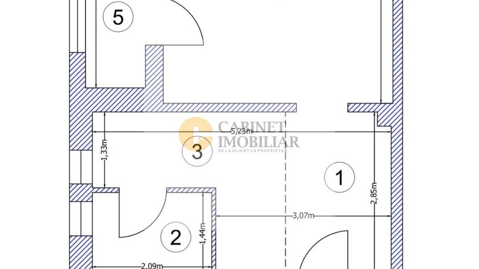 Studio Smart & Modern | Creditabil | Metrou Păcii - 3 minute - Schiță 8