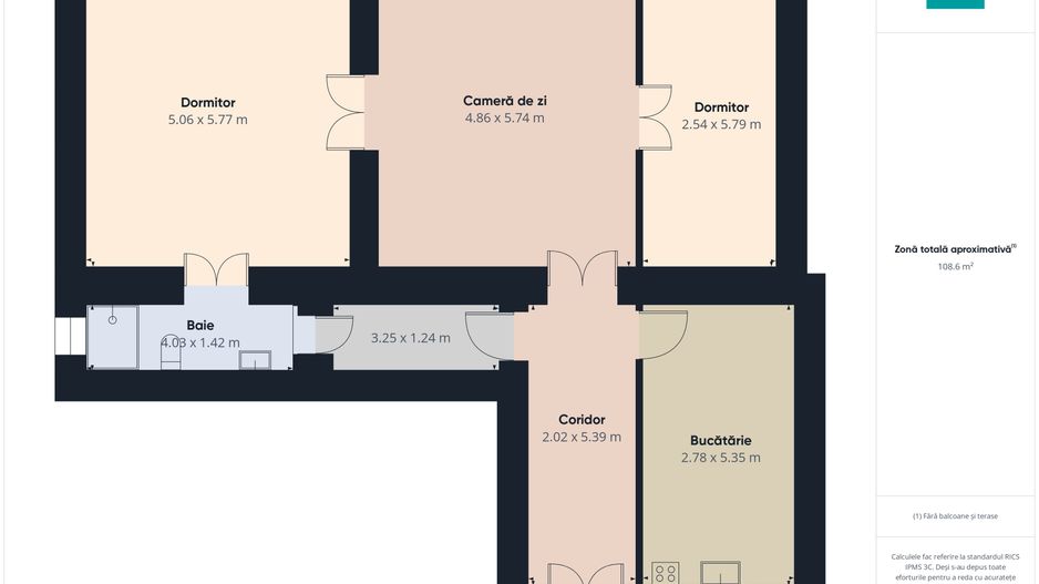 Apartament cu 3 camere Ultracentral - Poză 2