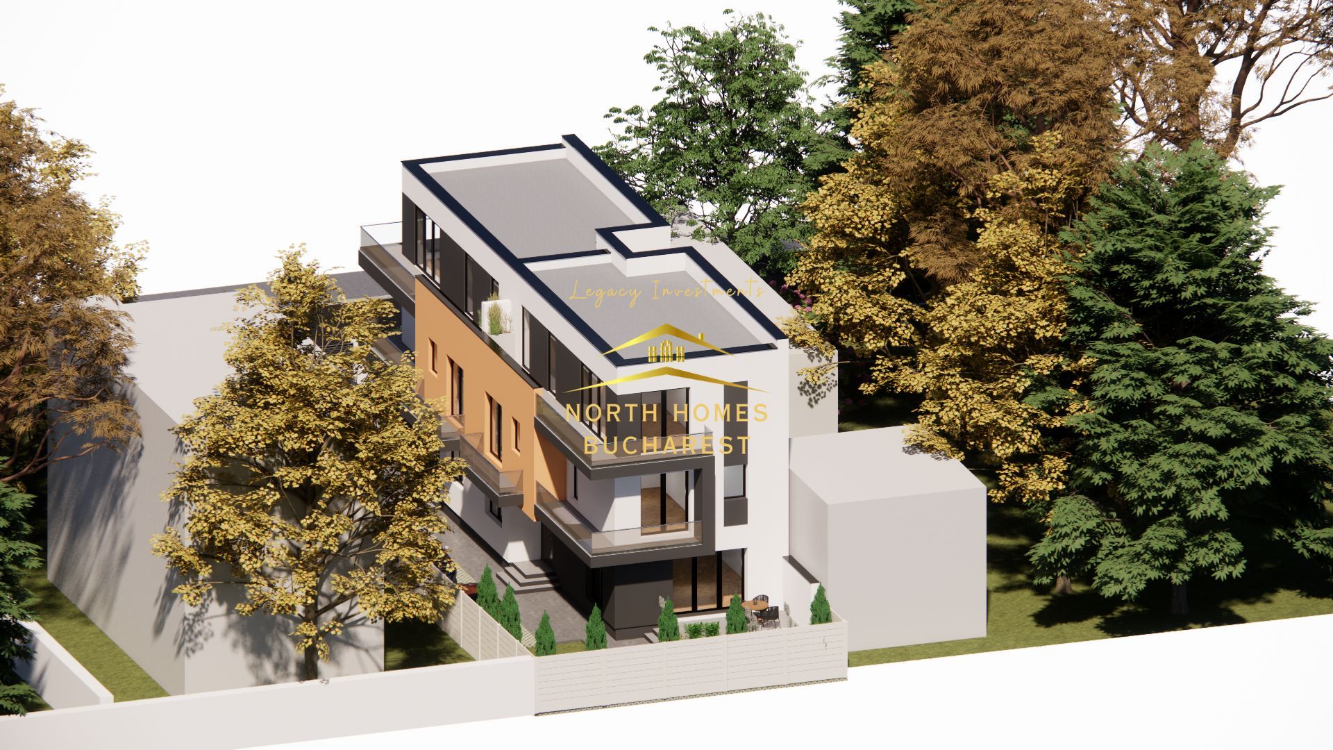 Vând vila în duplex 4 camere, 3 dormitoare, 4 bai, 2 locuri parcare - Poză 10