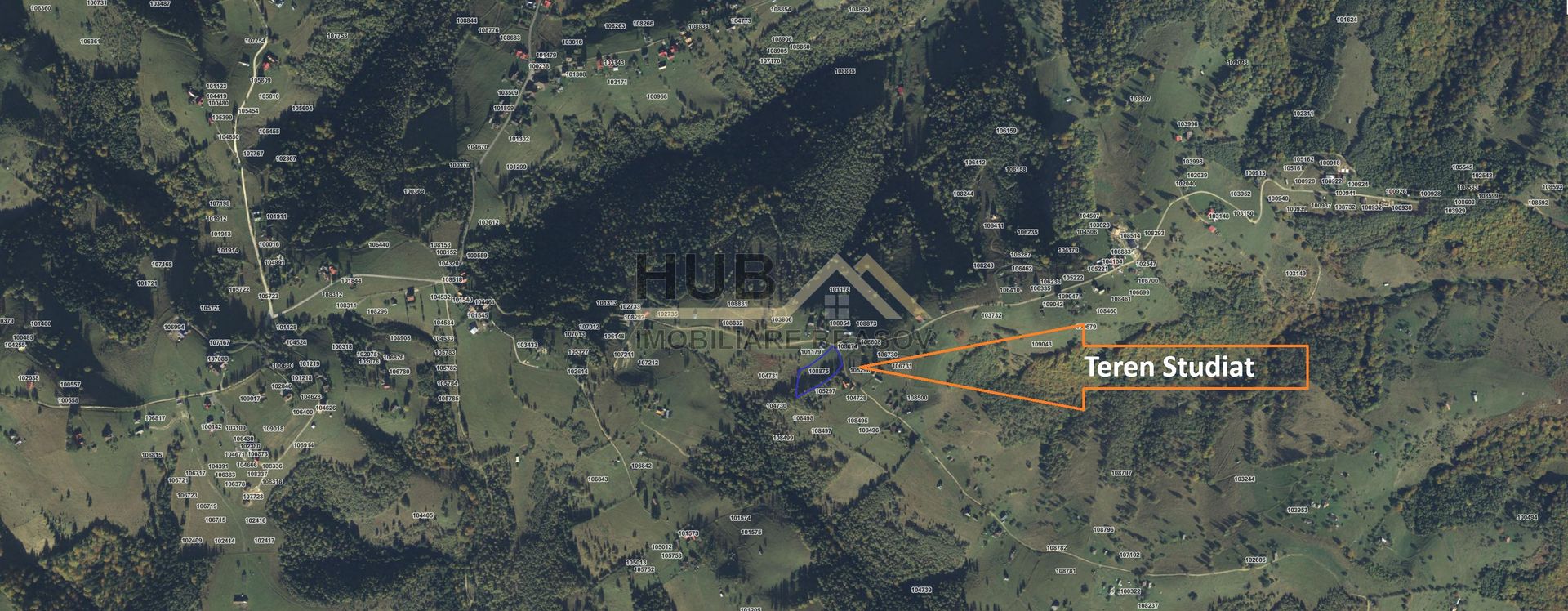 Teren Moieciu zona Pestera cu PUZ si utilitati | 4.649mp - Poză 5