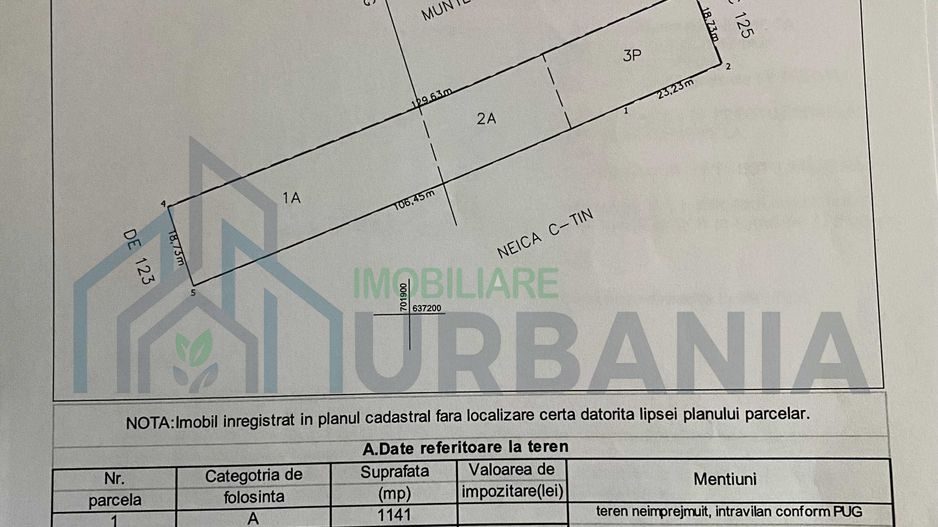 Teren intravilan de vânzare în Rusenii Noi, comuna Holboca, Iași - Poză 3