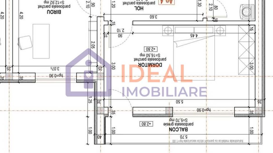 Casa cu 3 camere si 200 mp de curte, in Cartierul Arhitectilor - Schiță 9
