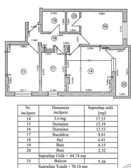 Vânzare, apartament cu 3 camere în zona Militari Residence - Poză 8