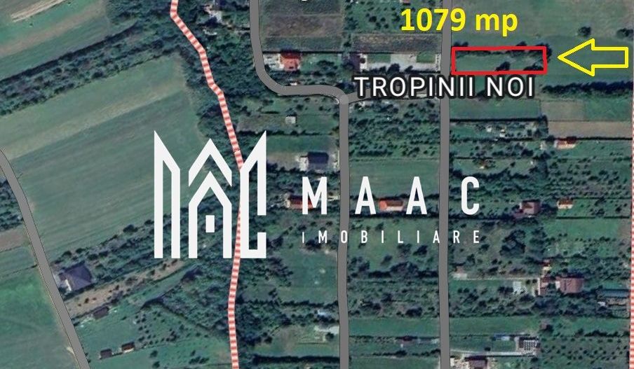 Teren intravilan 1079 mp zona Tropinii Noi Sibiu - Poză 1