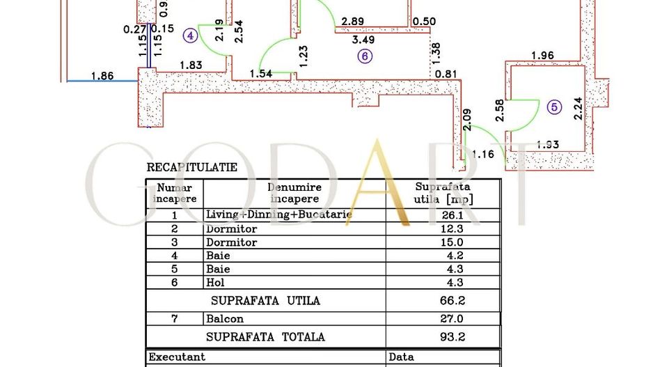 Apartament exclusivist | 3 camere | Cortina 126 - Poză 23