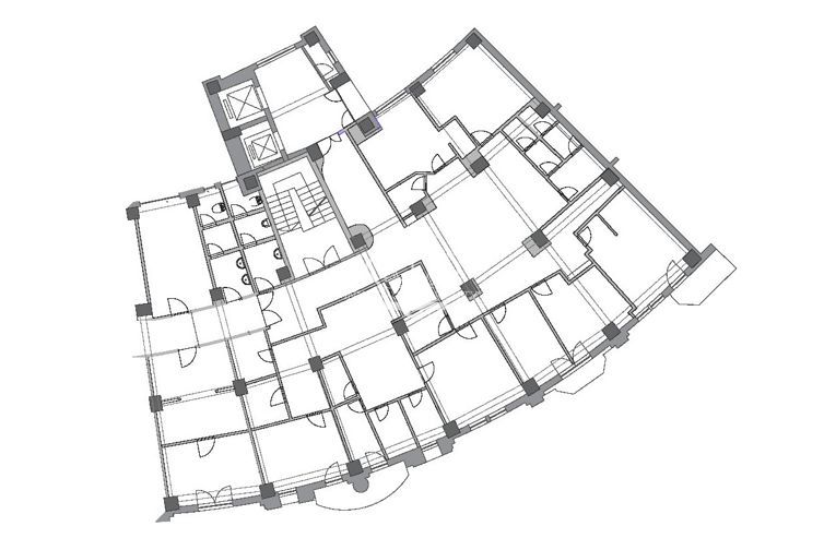 Spatiu de birouri-525mp-ultracentral-ideal investitie | Piata Unirii - Schiță 24