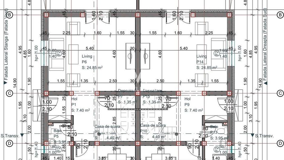 Casa tip duplex,Calea Cisnadiei, SIBIU - Schiță 3