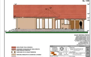 Teren intravilan, fundatie proiect casa, gard si utilitati-Zona Cheriu - Poză 11